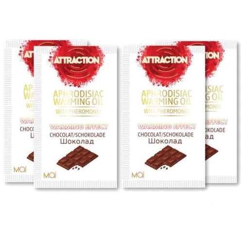 Пробник массажного масла с феромонами MAI PHEROMON MASSAGE OIL CHOCOLATE (10 мл)