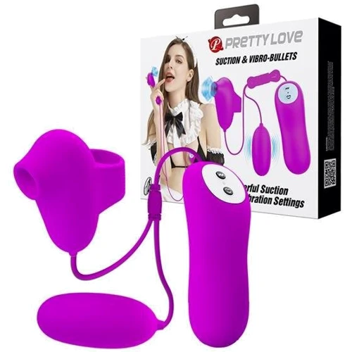 Симулятор LYBAILE Pretty Love Suction & Vibro Bullets Purple: Для кого Для женщин