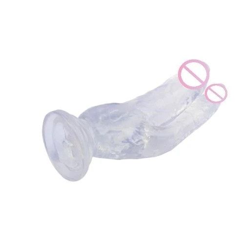 Фаллоимитатор двойной CHISA 8.0 Inch Dildo, Clear: Назначение Для двойного проникновения