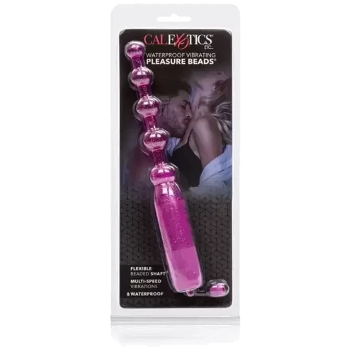 Водонепроницаемые бусы CalExotics Vibrating Pleasure Beads (фиолетовый): Наличие вибрации Есть