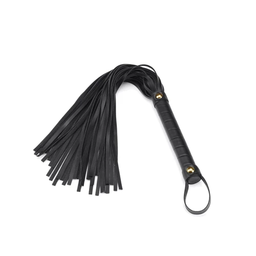 Флогер Liebe Seele Black Organosilicon Flogger