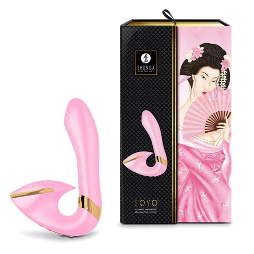 Вібратор Shunga - Soyo Intimate Massager Light Pink: Діаметр, см 3.7