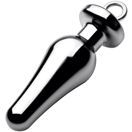 Анальная пробка Tom of Finland Weighted Aluminum Plug with Pull Ring, 13.5см: Тип Анальные пробки