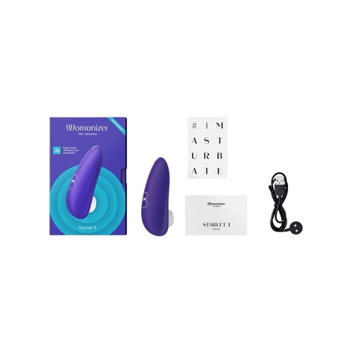 Вакуумный клиторальный стимулятор Womanizer Starlet 3 Indigo фото 12