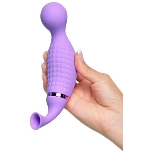 Вибратор с вакумной стимуляцией клитора Pipedream Ultimate Climax-Her , 12,5х3,5 см: Диаметр, см 3.5