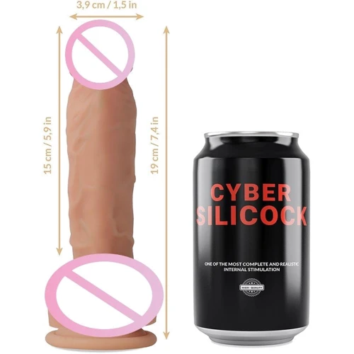 Фаллоимитатор на присоске CYBER SILICOCK Oliver: Тип Реалистичные
