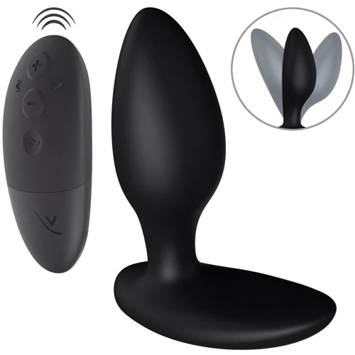 Анальная смарт-вибропробка We-Vibe Ditto+ Satin Black с пультом ДУ