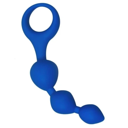 Анальные шарики Alive Triball Blue: Для кого Унисекс