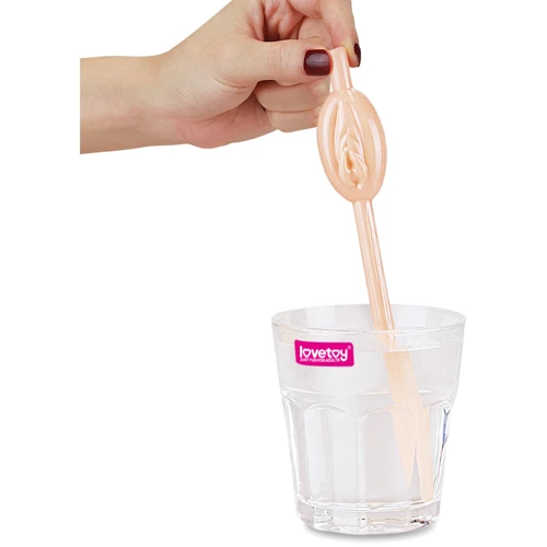 Трубочки LoveToy Original Pussy Straws Flesh, 9 шт фото 3
