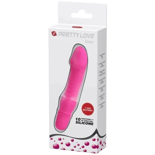 Вибратор Pretty Love Stev Vibrator Pink: Диаметр, см 2.9