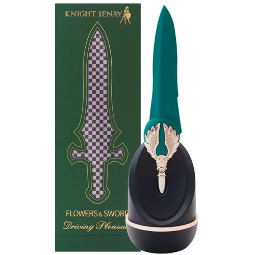 Вишуканий вібратор Knight Jenay FLOWERS & SWORD (маска, стрічка та лубрикант у комплекті): Тип управління кнопкове