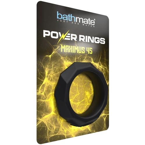 Эрекционное кольцо Bathmate Maximus Power Ring 45 mm: Цвет черный
