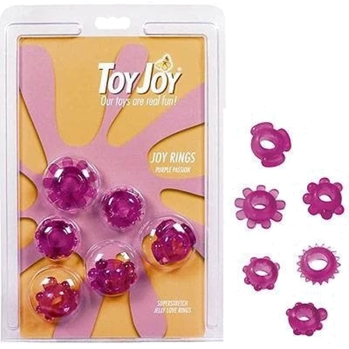 Насадка Toy Joy "Joy Rings", 1шт, малиновий: Для кого Для чоловіків