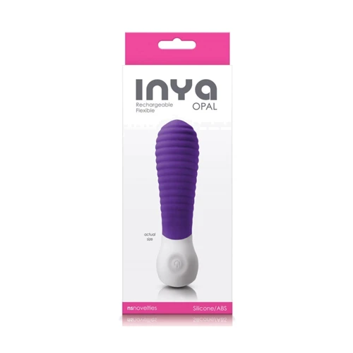 NS Novelties Inya Opal - вибратор, 11.8x3.1 см, пурпурный: Тип и форма Мини-вибраторы