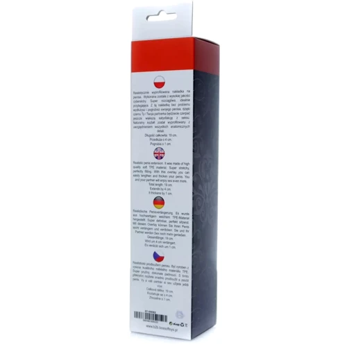 Насадка презерватив удлиняющая Boss Series - Perfect Sleeve Mulatto ( extends 7 cm ), BS6700097: Наличие вибрации Нет