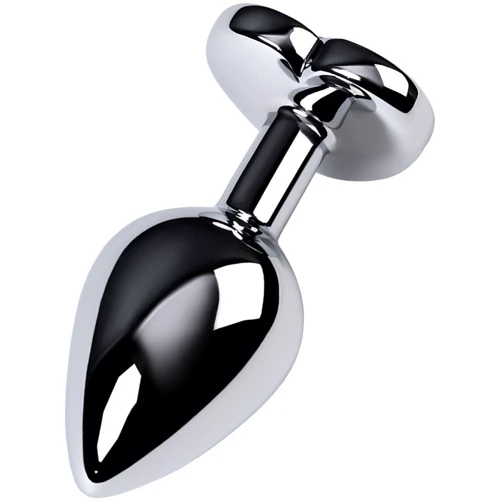 Анальная пробка с кристаллом Metal By Toyfa Silver anal plug Аmethyst: Тип Анальные пробки