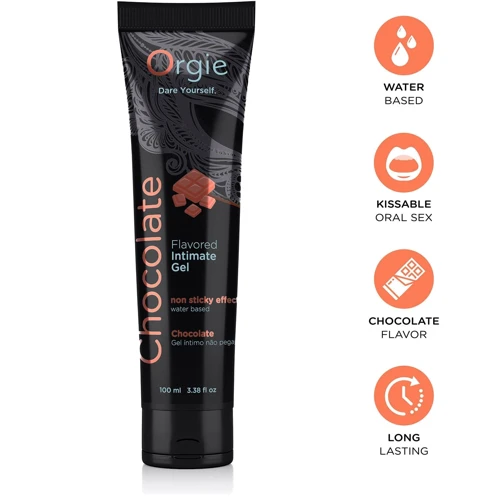 Лубрикант на водной основе Orgie Lube Tube Chocolate, 100 мл, со вкусом и ароматом шоколада: Тип Оральные