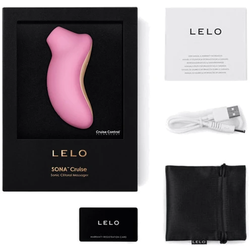 Lelo Sona Cruise - безконтактний звуковий стимулятор клітора, рожевий: Тип і форма Вібромасажер