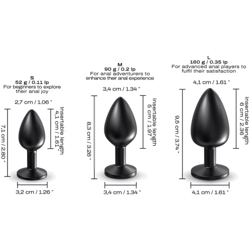 Анальний корок Dorcel Onix Plug S: Тип Анальные пробки
