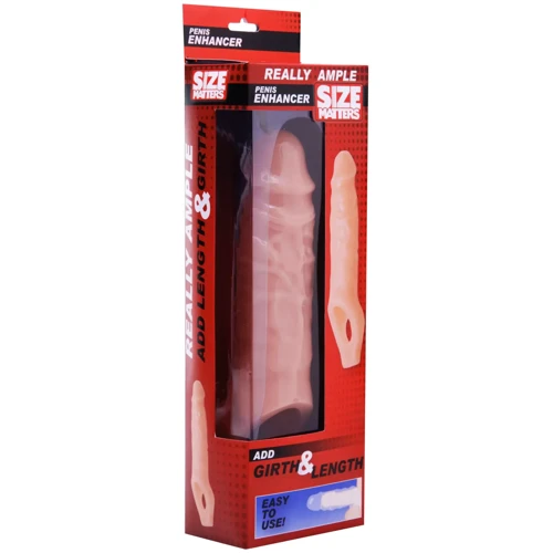 Насадка для члена Size Matters Really Ample Penis Enhancer: Назначение Для увеличения