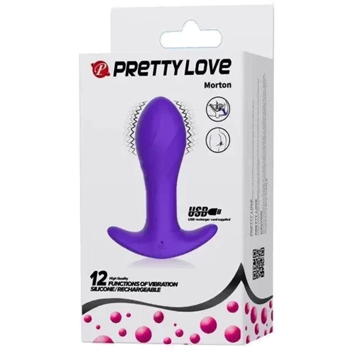 Анальный стимулятор с вибрацией PRETTY LOVE Morton, BI-040067-1: Для кого Унисекс