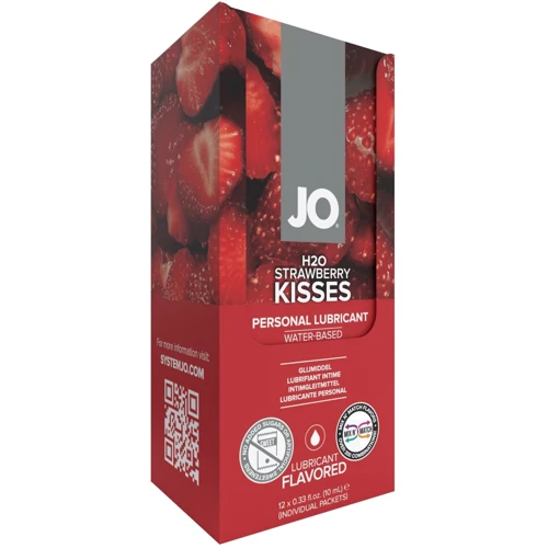 Набір лубрикантів System Jo Foil Display Box – JO H2O Lubricant – Strawberry – 12 x 10ml для орального сексу: Для кого Унисекс