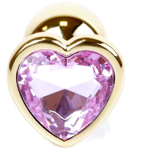 Анальна пробка BOSS Series Exclusivity Jewellery Gold Heart Plug Rose фото 7