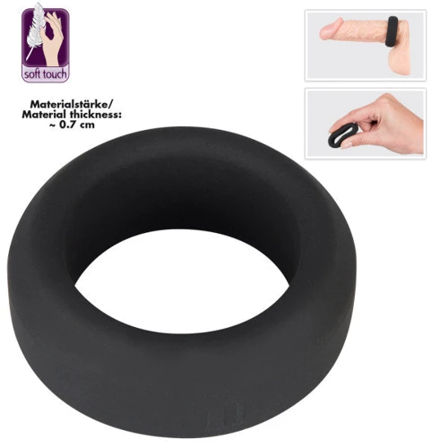 Эрекционное кольцо Black Velvets Cock Ring 2.6 см: Для кого Для мужчин
