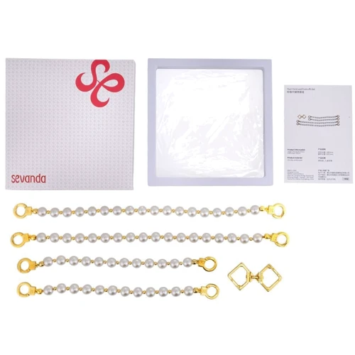 Жемчужные фиксаторы для рук и ног LOCKINK Pearl Handcuffs & Anklecuffs фото 10