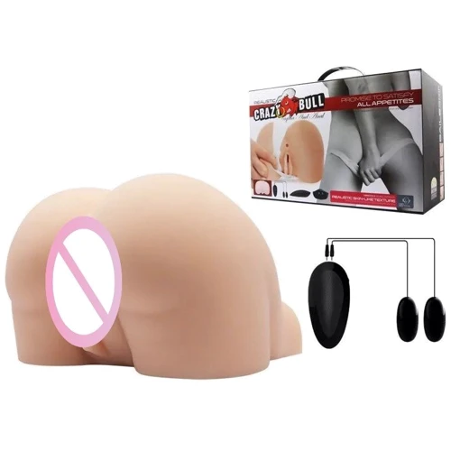Мастурбатор с вибрацией LYBAILE Crazy Bull Masturbator Vagina and Ass Vibrating Flesh фото 9