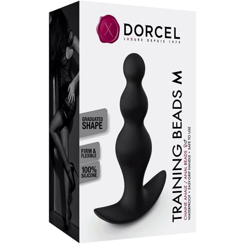Анальний ланцюжок Dorcel TRAINING BEADS M: Матеріал силікон