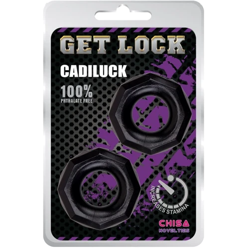 Набор эрекционных колец Chisa Get Lock Cadiluck Black