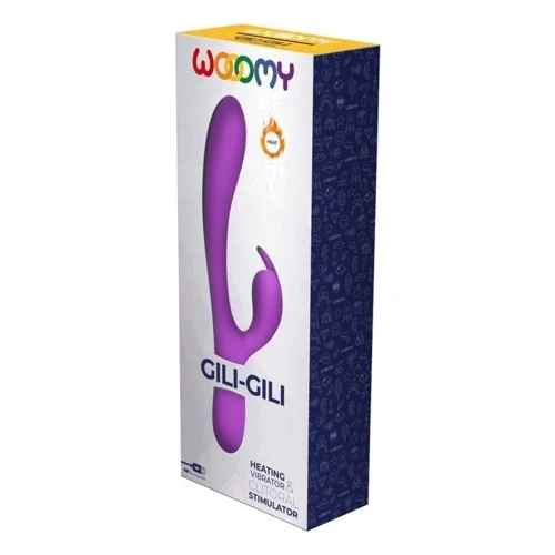 Вібратор-кролик Wooomy Gili-Gili Vibrator with Heat Purple: Для кого Для жінок