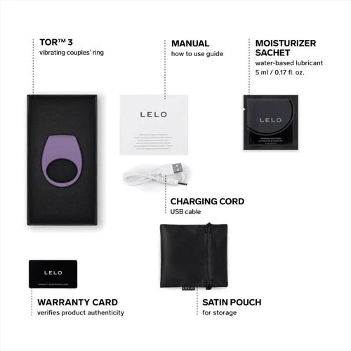 Эрекционное кольцо с вибрацией LELO Tor 3 Violet Dusk: Для кого Для мужчин
