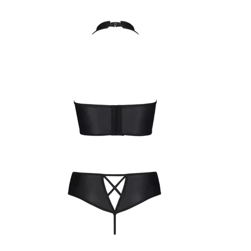 Комплект из эко-кожи Nancy Bikini black 6XL/7XL - Passion: Для кого Для женщин