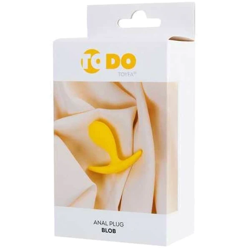Анальна пробка ToDo Anal Plug Blob (жовта): Особливості Водонепроницаемые