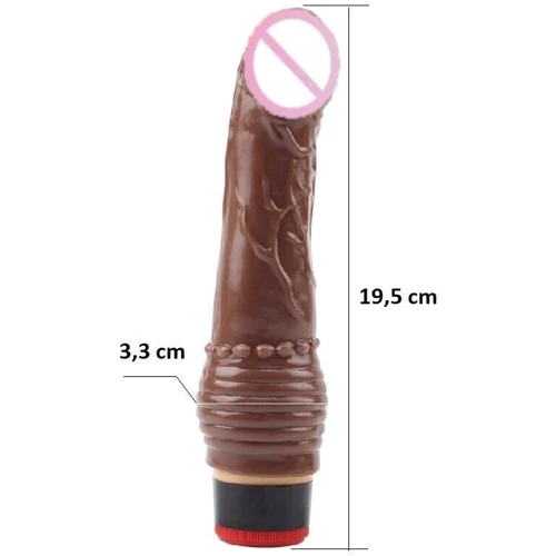 Вибратор CHISA 7.6” Vibe Cock - Brown, 291635: Назначение Вагинальные