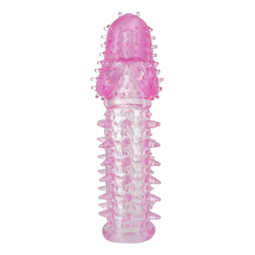Насадка на пенис Textured Penis Extender and Vibe Sleeve: Наличие вибрации Нет