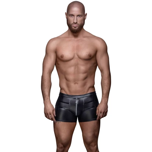 Чоловічі шорти Noir Handmade H006 Men shorts Вlack, XXL: Декор Молния
