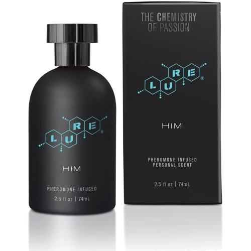 Духи с феромонами для мужчин Lure Black Label For Him, 74 мл
