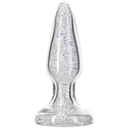 Скляний анальний затор Pillow Talk - Fancy - Luxurious Glass Anal Plug