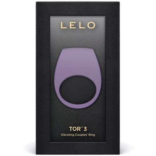 Эрекционное кольцо с вибрацией LELO Tor 3 Violet Dusk: Цвет фиолетовый