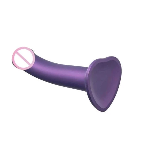 Насадка для страпона Strap-On-Me Mono Density Dildo Violet M: Тип Реалистичные