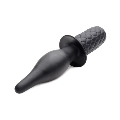 Анальный вибратор с рукояткой The Drop 10x Silicone Vibrating Thruster: Тип управления Кнопочное