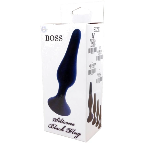 Анальный плаг Silicone Plug Black - Large: Материал Силикон