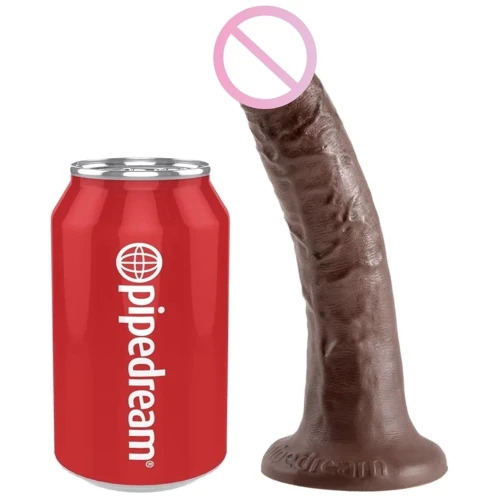 Фаллоимитатор Pipedream King Cock 7 Inch Cock (коричневый): Тип Реалистичные