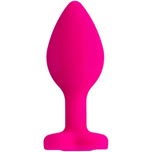 Анальная пробка с кристаллом ToDo Anal Plug Diamond Heart, М: Тип Анальные пробки