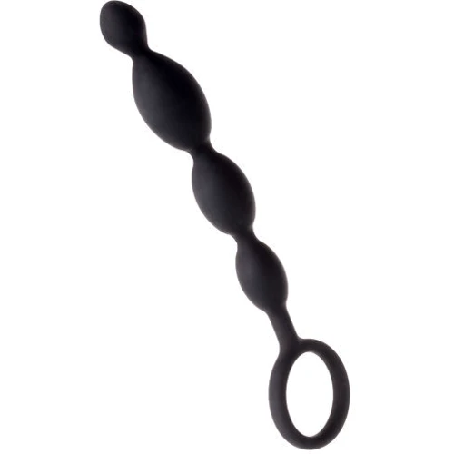 Анальний ланцюжок Toyfa A-Toys Anal Beads S-Seiz, чорний: Для кого Унисекс