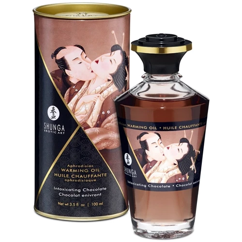 Съедобное согревающее масло Warming Oil Intimate Kisses, 100 мл, темный шоколад: Тип Масло