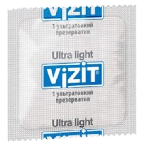 Презервативи латексні VIZIT Ultra light ультратонкі №3: Тип Ультратонкие